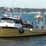 1999 27 hike built aluminum patrol boat w/ trailer