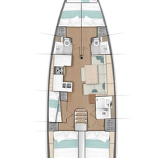 Sun Odyssey 490 - 5 + 1 cab.