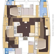 Lagoon 40 - 3 + 2 cab