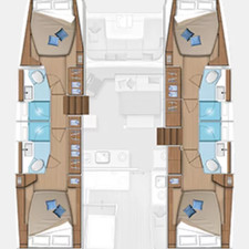 Lagoon 46 - 4 + 2 cab.