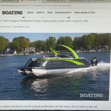 Bennington 27 QFB T2 Twin 300 Mercs