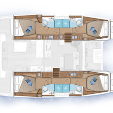 Lagoon 46 - 4 + 2 cab.